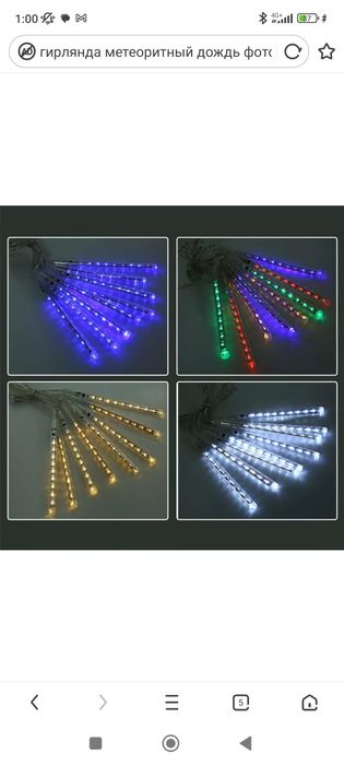 Гирлянда метеоридный дождь новинка для ресторанов кафе и прочее