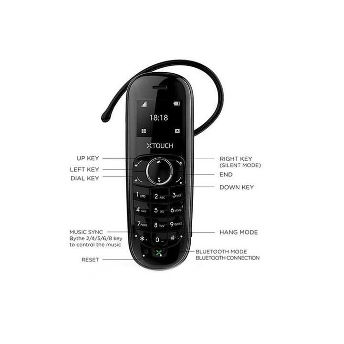 Cel mai mic mobil din lume Xtouch, Ephone 2, negru