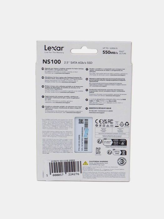 Твердотельный накопитель SSD-128Gb,256Gb,512Gb