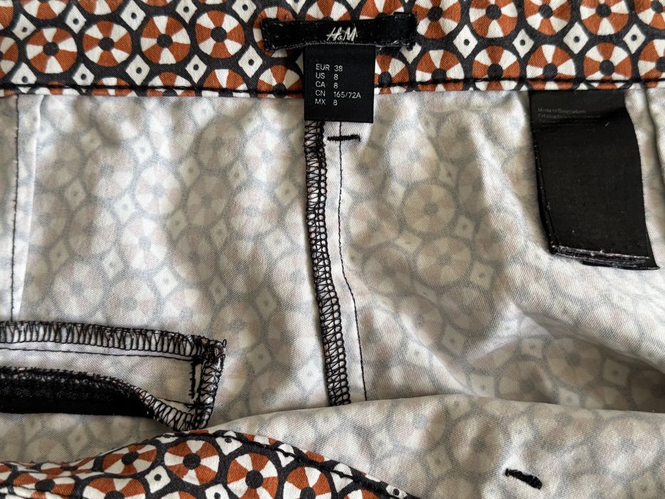 Pantaloni Damă H&M Pattern Edition | Mărimea 38 | Model Chic & Modern