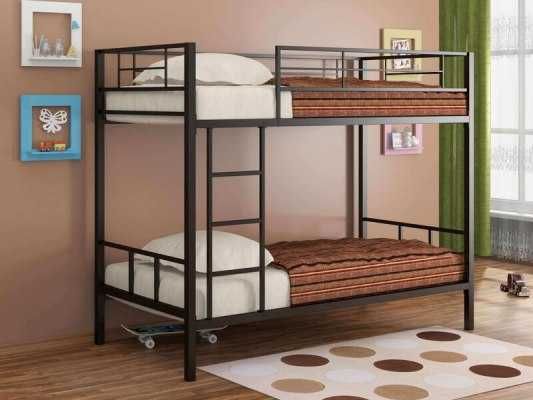 Двух-ярусные кровати из металла-каркаса