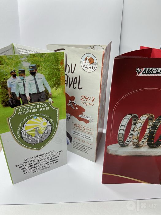Flayer vizitka buklet tayyorlaymiz