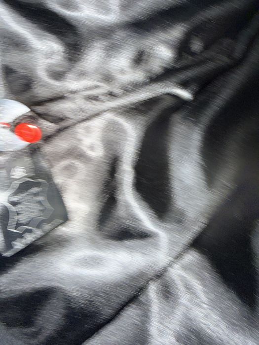 Плащ кожанный красный