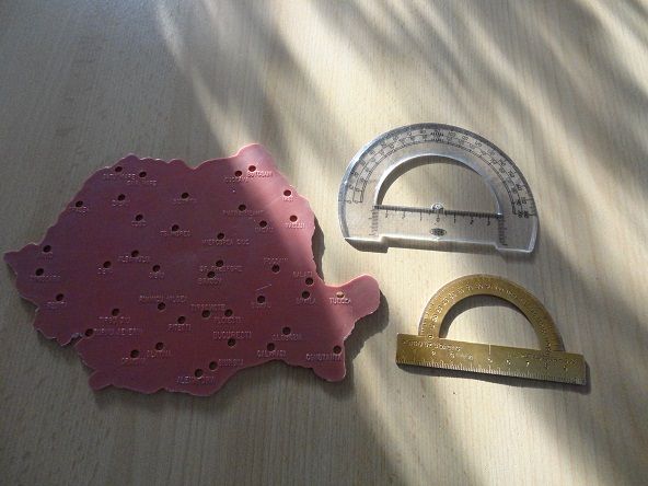 set de  instrumente geometrice trusa scolara