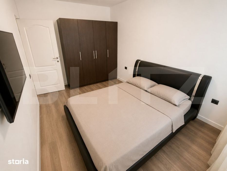 Apartament 2 camere, etaj intermediar, la cheie, balcon, zona Vivo