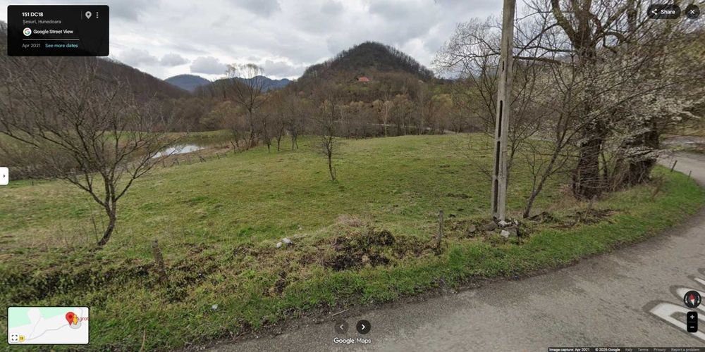Vând teren 27.500mp Deva > Bucureșci > Șesuri [cu izvor, iaz, pășune, pădure] în zonă turistică [pentru agroturism, camping etc]