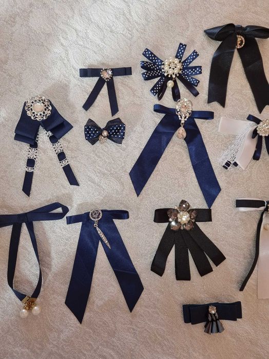 Броши-галстуки для блузы, рубашки