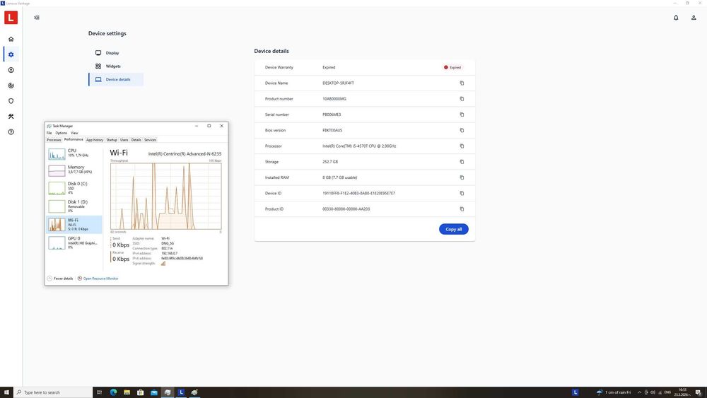 Lenovo ThinkCentre M93p tiny WiFi