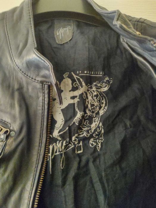 Естествена кожа яке XL