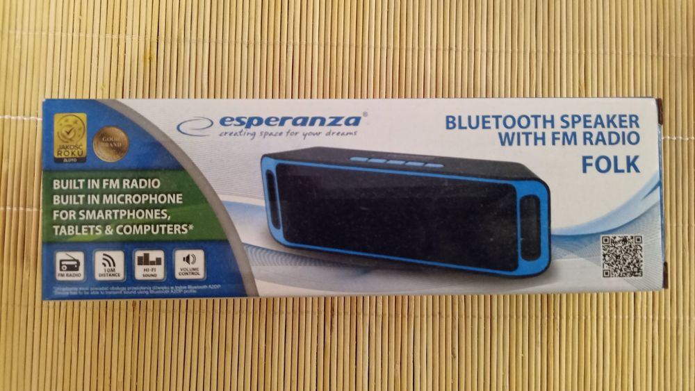 Boxa stereo buetooth, wireless cu radio FM