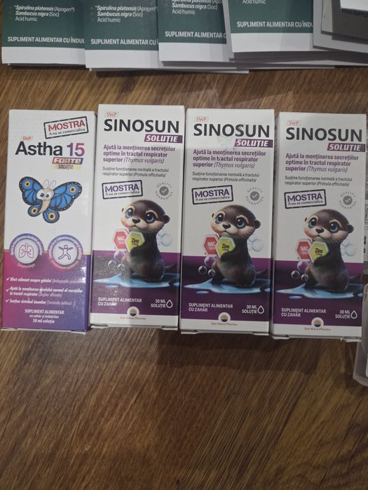 Pachet Sun Wave Pharma - Sinosun, Aviron Rapid Kids, Imunice, Respisun