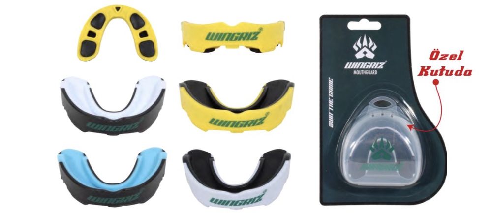 Set box profesional – palmare, bandaje, glezniere + mouth guard