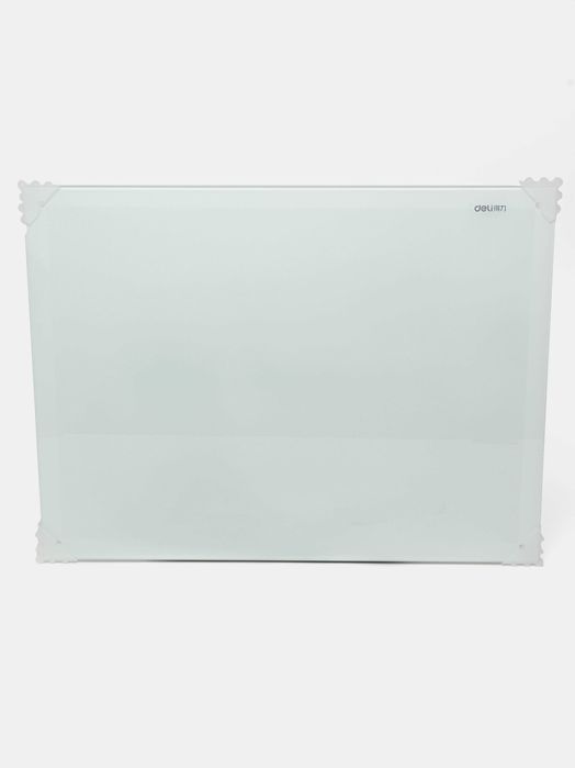 Доска стеклянная 45х60 (белая) 8734 Deli ОРИГИНАЛ Скидки !!! Акция !!!