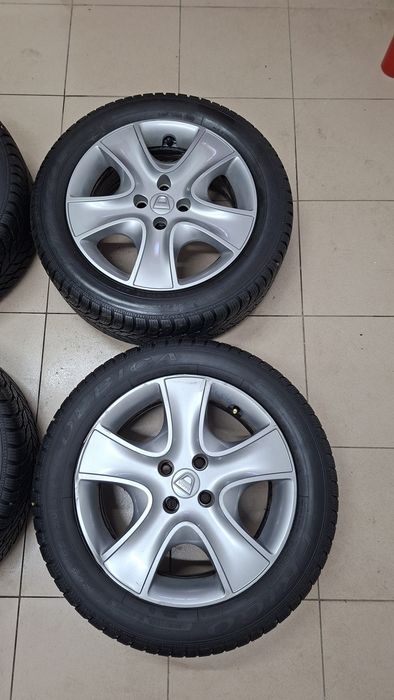 Set 4 roti structurale originale Dacia Logan Sandero Stepway cu 205. 55 R16 M+S