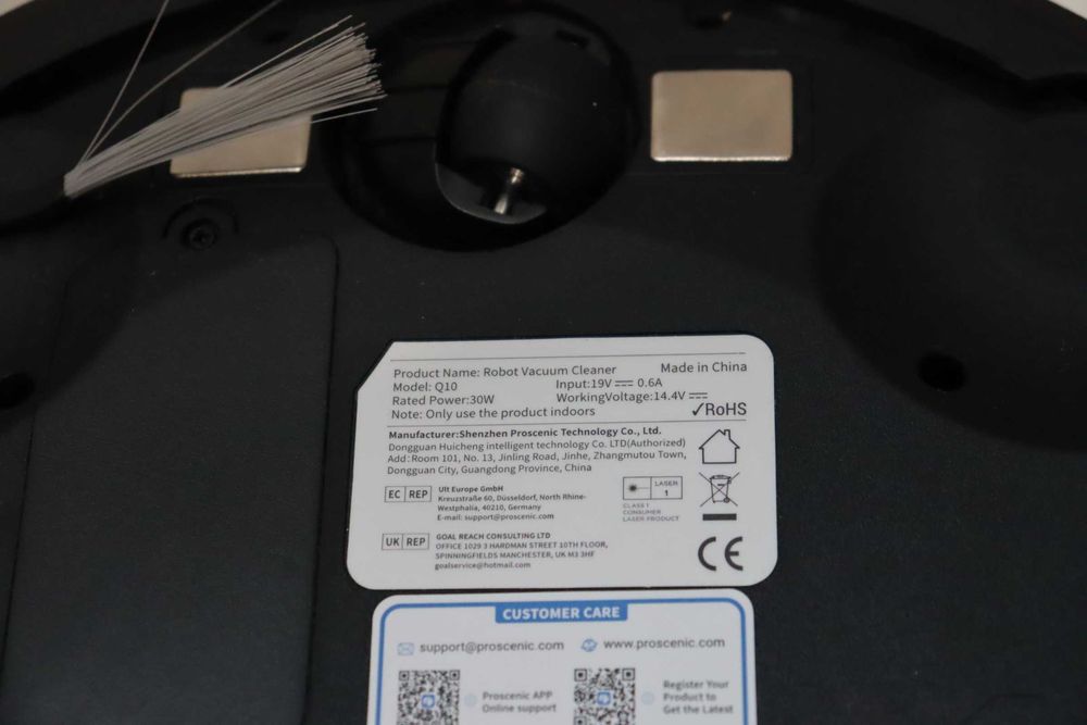 Прахосмукачка робот Proscenic Q10 с моп, 8000Pa, Google Home, Siri или IFTTT, 360° LiDAR навигация, Станция