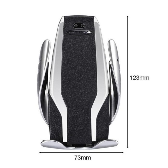 Поставка за телефон с вградено безжично зарядно за кола