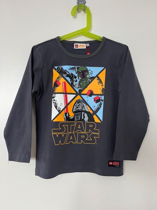 Tricou copii Lego Wear LEGO StarWars gri masura 104 (4 ani)