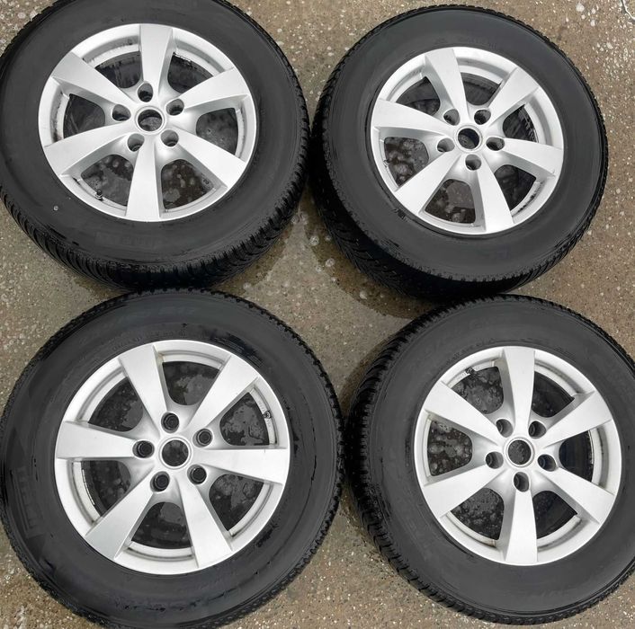 Set jante aliaj R17 5x112 Gama VAG cu anvelope allseason 235 65 R17