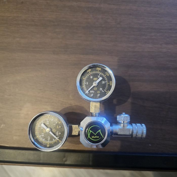 Reductor CO2 Acvariu MuFan cu Dublu Manometru și Reglaj Fin