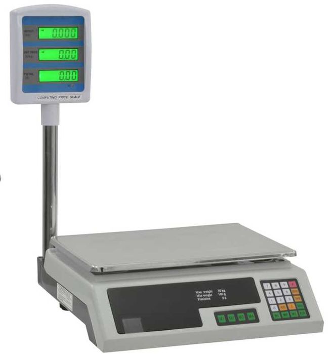 Cantar electronic comercial, 40 kg, cu brat