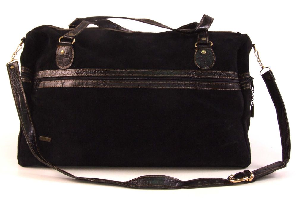 Geanta voiaj CALETRIO, piele naturala 100%, Made in Spain, NOUA