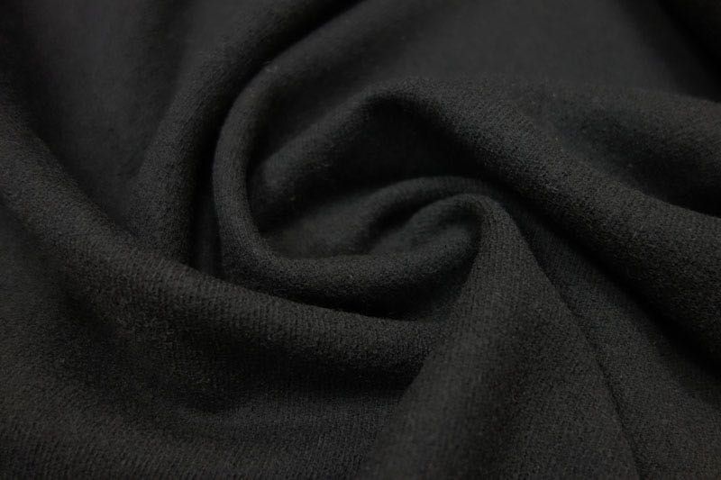 Черная ткань шерсть