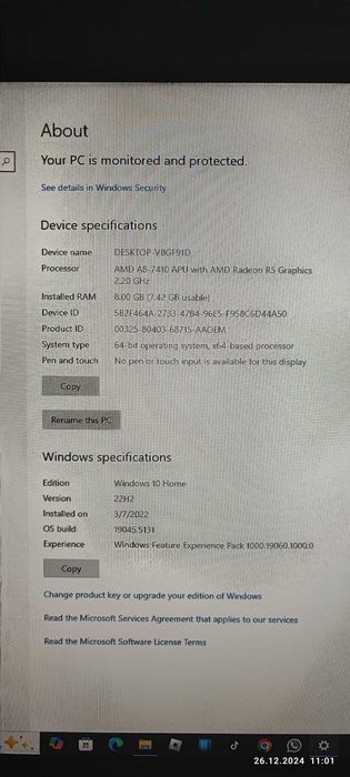 PC Lenovo Windows 10
