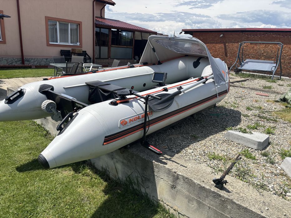 Barca Kolibri 360 D cu motor Tohatsu 9.8 cp si sonar