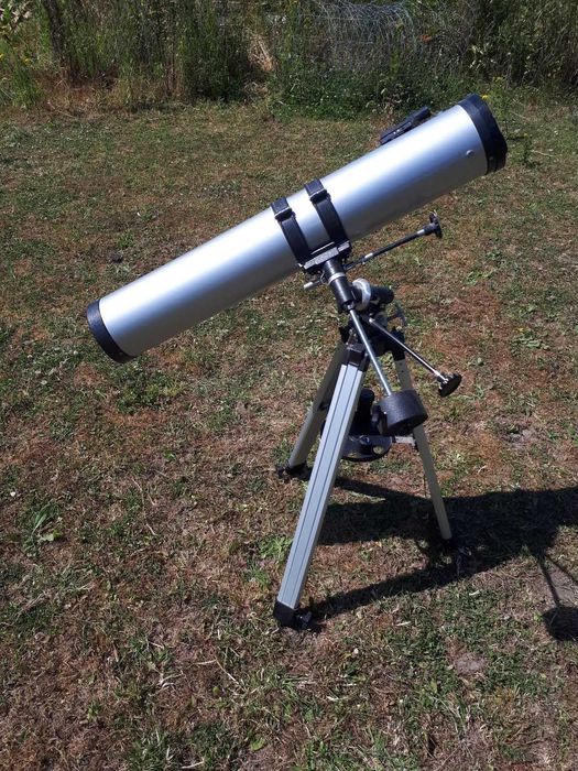 Телескоп Meade 114-930, силен, монтировка EQ екваториална, може+ мотор