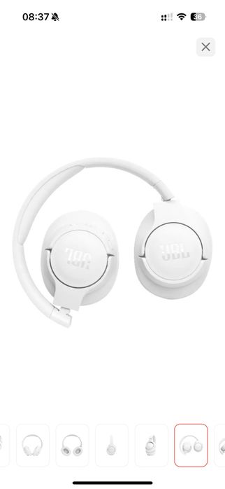 JBL наушник новый белый