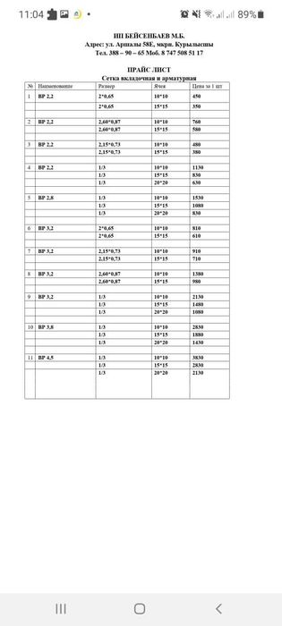 Сетка кладочная армированная