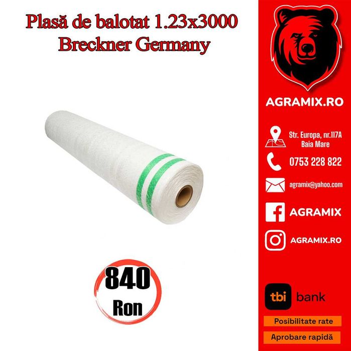 Sfoara pentru baloti folie baloti plasa Agramix