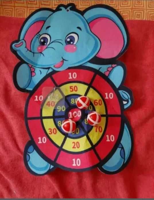 Darts Elefant cu mingi scai si carlig
