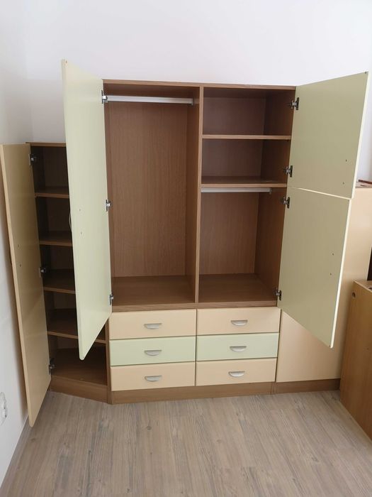 Мебели за детска стая / спалня гардероб шкаф скрин бюро основа легло