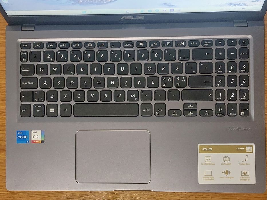 Laptop Asus Gen11 i5 1135g7 2,4Ghz/4,2Ghz, 20GB DDR4, 512GB, Iris Xe Graphics, Windows 11 Office 2024