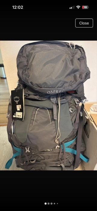Rucsac Osprey nou cu eticheta 50l