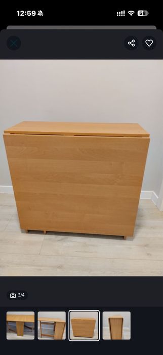 Стол книжка+4табуретки-8000тг