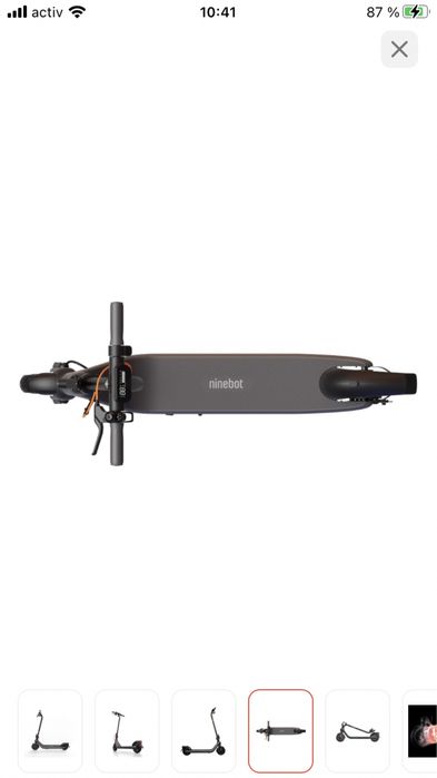 Электросамокат Ninebot KickScooter E2 Plus черный