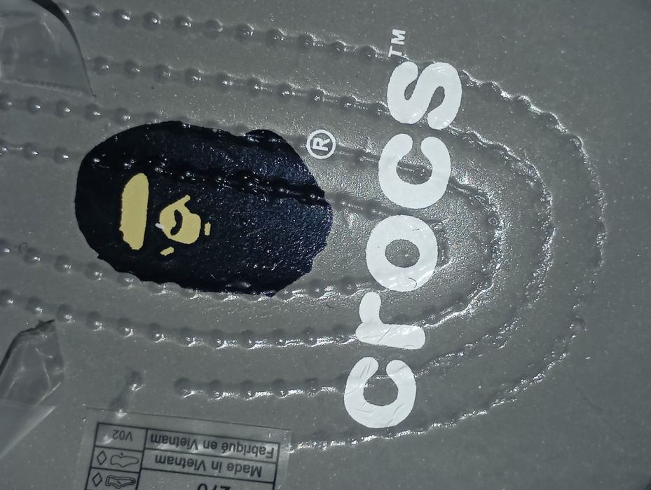 Crocs Bape тапочки