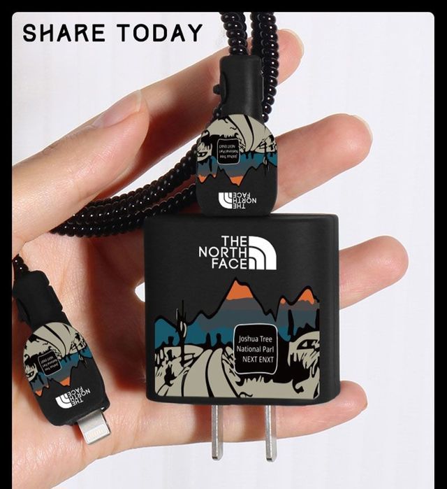 Чехол для зарядки Iphone the North face