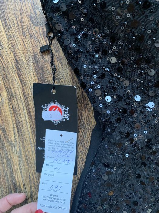 Rochie bby cu paiete superba noua