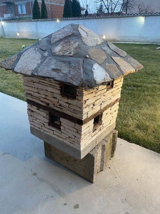 Къща макет от камък! Ръчна изработка!