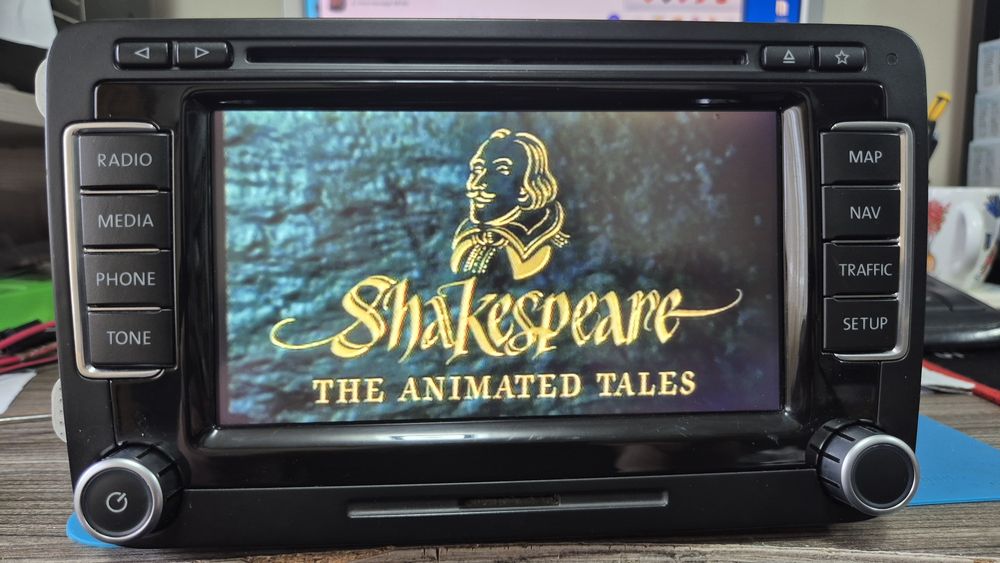 Vw RNS510 Led подсветка,40gb HDD - на Немски!