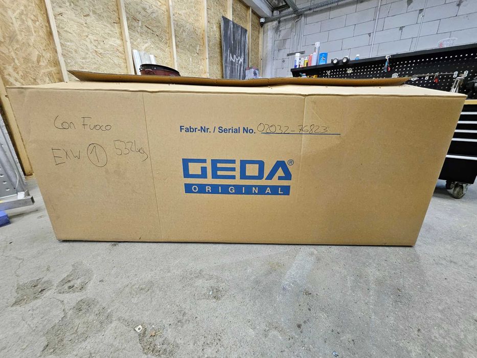 Elevator materiale GEDA Lift 250 Comfort – complet echipat, H=19,5m, 250 kg