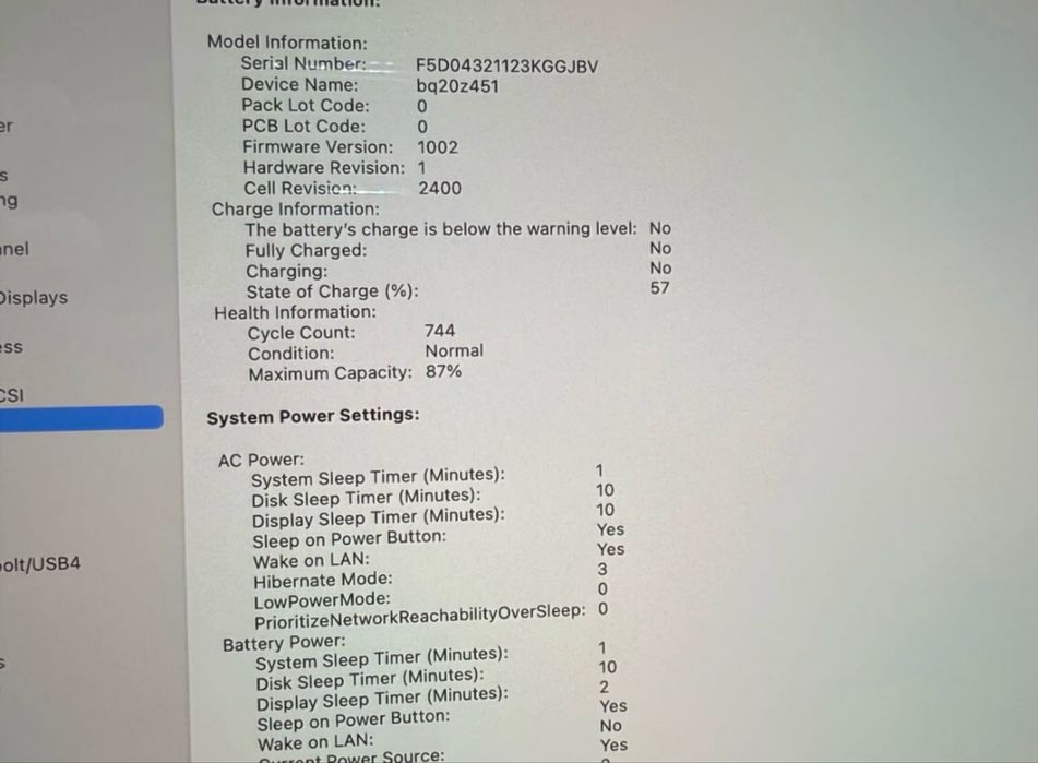 Macbook pro 2020 m1