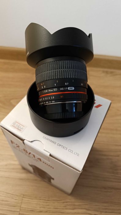 Obiectiv Samyang 14mm f/2.8 ED AS IF UMC  Montură Nikon (Versiunea AE)