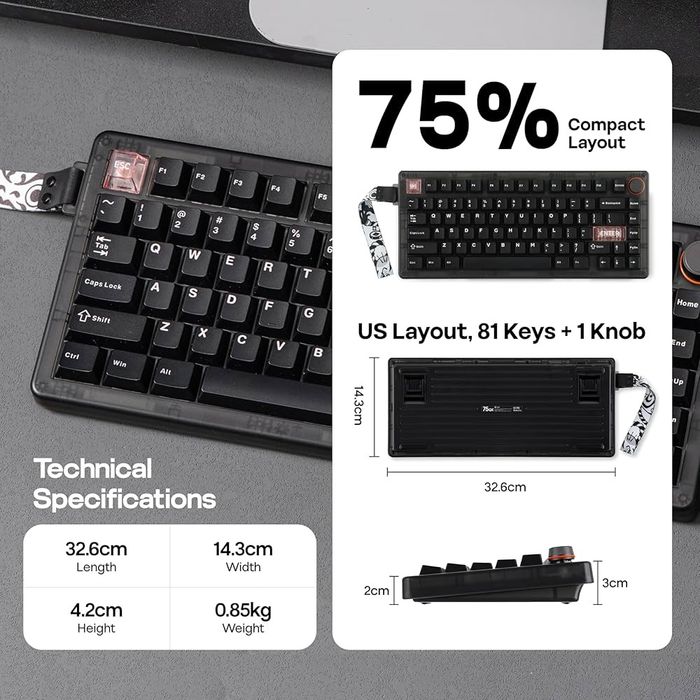 Клавиатура Cidoo qk75