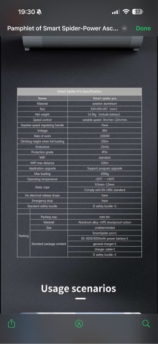 Lift Electric Persoane Mode Smart Spider