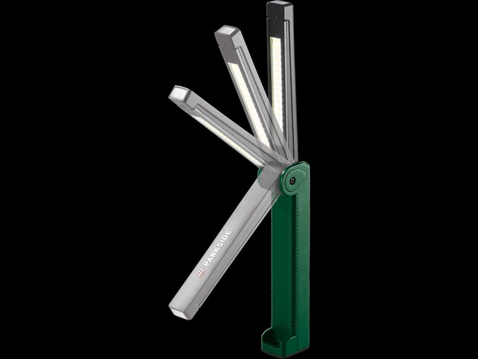 Lampa, lanterna de lucru cu LED, pliabila, acumulator, magnetica, NOUA