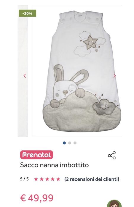 Sac de dormit Prenatal nou